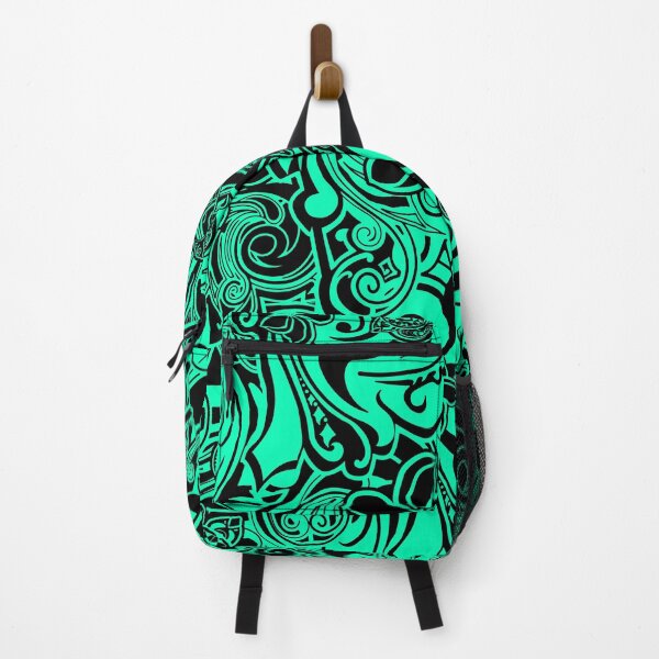 Item preview, Hawaii Honu Love Green Teal Tribal Abstract designed and sold by sunnthreads.