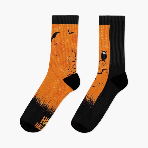 Item preview, Grunge Halloween with Jac O Lantern, owl on the tree, bats and spider designed and sold by I'm  Redz.