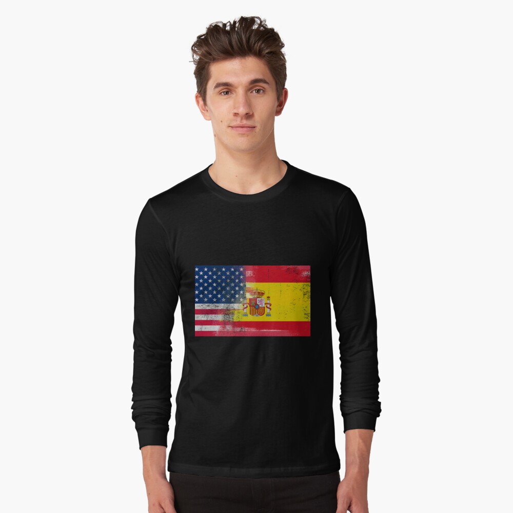 "Spanish American Half Spain Half America Flag" Tshirt by ozziwar