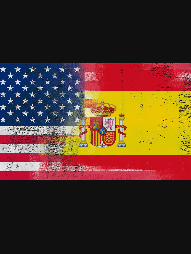 "Spanish American Half Spain Half America Flag" Tshirt by ozziwar