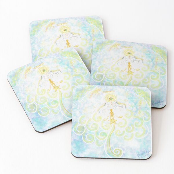 Item preview, Golden Child and Unicorns designed and sold by BlueRay1.