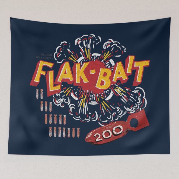 Item preview, Flak-Bait Nose Art designed and sold by 909 Apparel®.