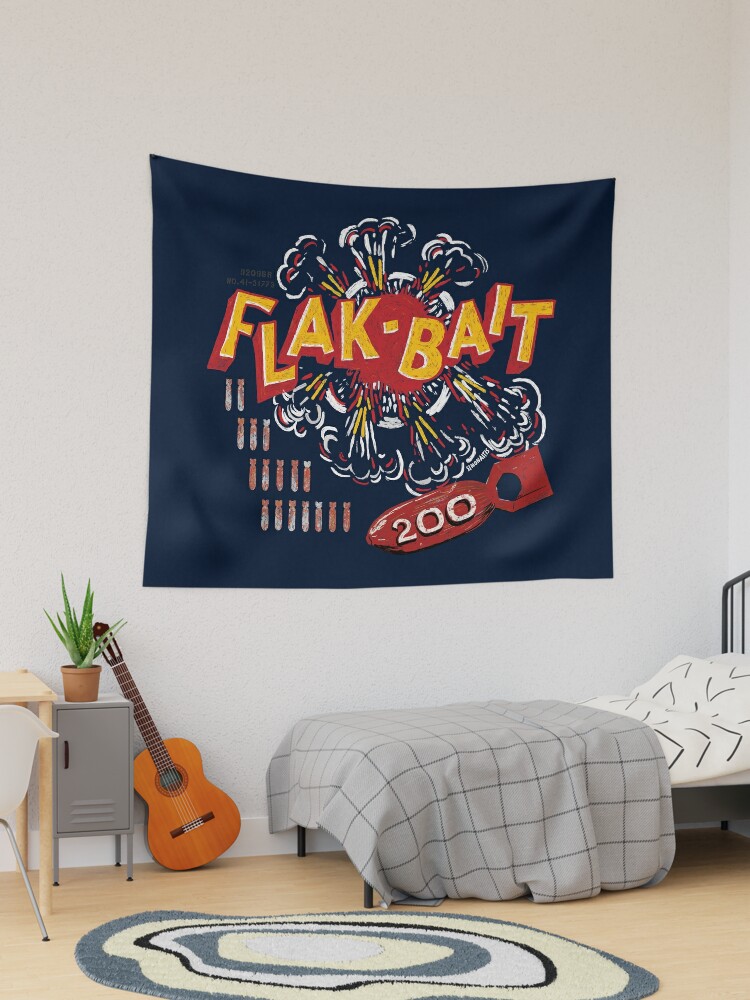 Flak-Bait Nose Art Tapestry for Sale by 909Apparel
