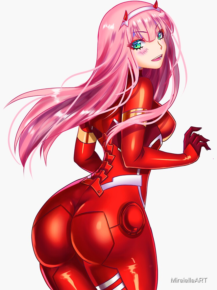 Zero Two Sticker For Sale By Mireielleart Redbubble