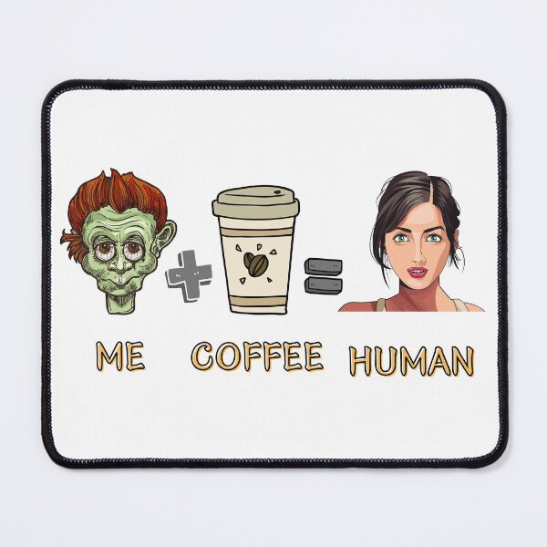 Item preview, Zombie Plus Coffee Equals Human/Funny Halloween designed and sold by Designs By YL.