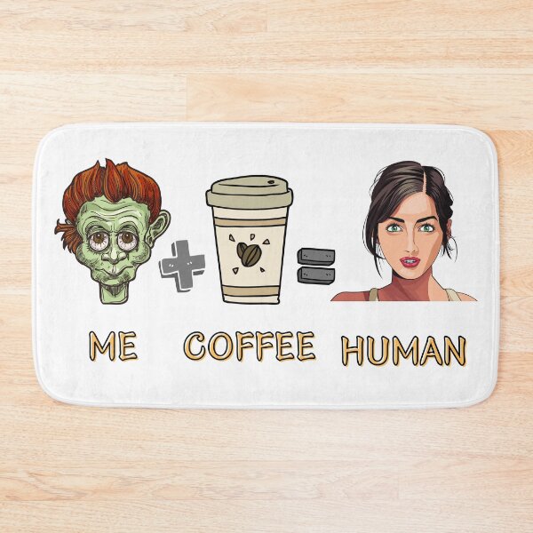 Item preview, Zombie Plus Coffee Equals Human/Funny Halloween designed and sold by Designs By YL.