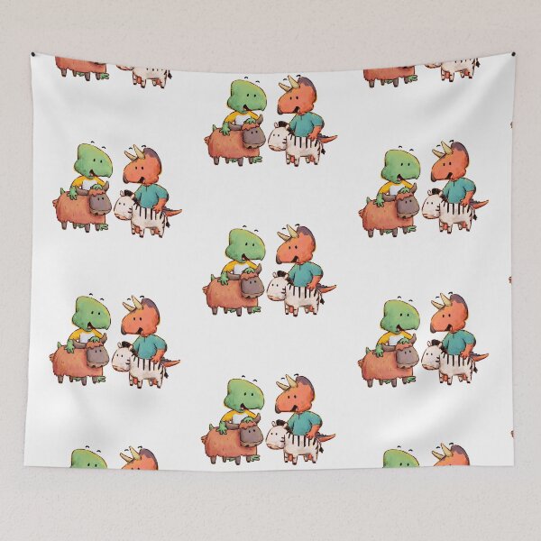 Item preview, Yancy Yinlong and Zander Zuniceratops designed and sold by OwlHollow.