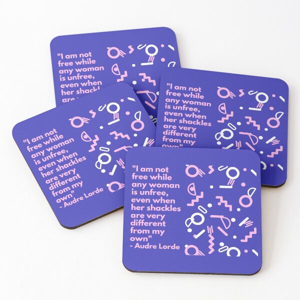 Item preview, Feminist Quote (Blue and Pink)  designed and sold by edcullenrx.