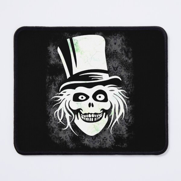 Item preview, HATBOX GHOST WITH GRUNGY HAUNTED MANSION WALLPAPER Essential T-Shirt designed and sold by JewellKuhn.