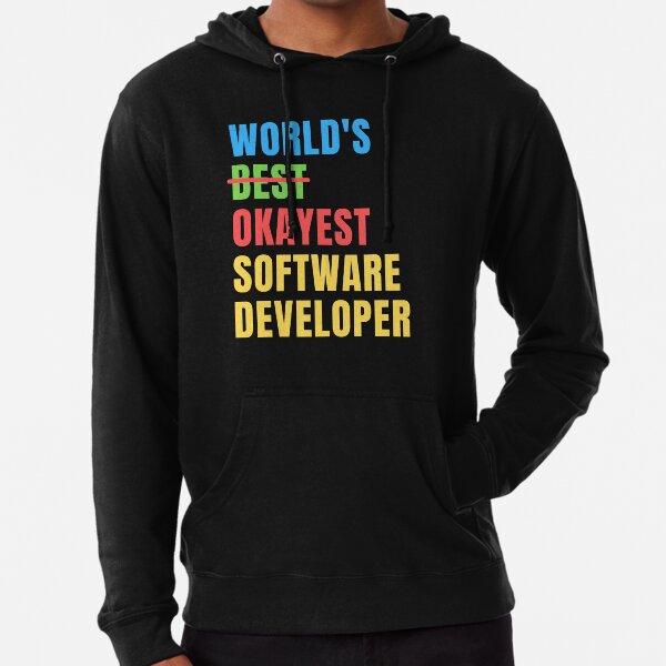 Item preview, World's Okayest Software Developer Funny Appreciation designed and sold by geniusshirtsss.