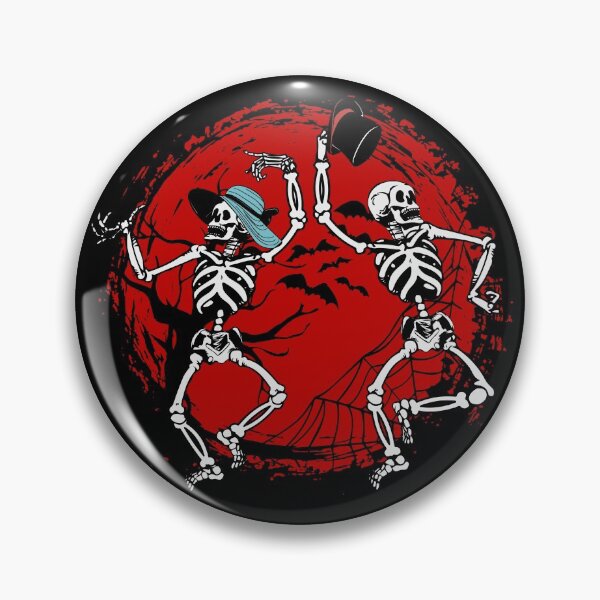 Artikelvorschau, Totentanz Tanzendes Skelett Paar Halloween Costume Design entworfen und verkauft von brunsch-print.