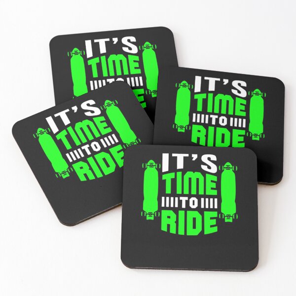 Item preview, It's time to ride Skateboarder Skater Longboarder T-Shirt designed and sold by spolayastore.