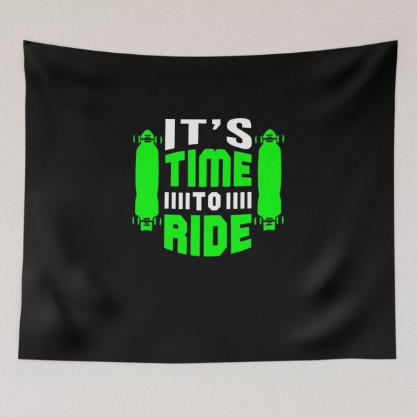 Item preview, It's time to ride Skateboarder Skater Longboarder T-Shirt designed and sold by spolayastore.