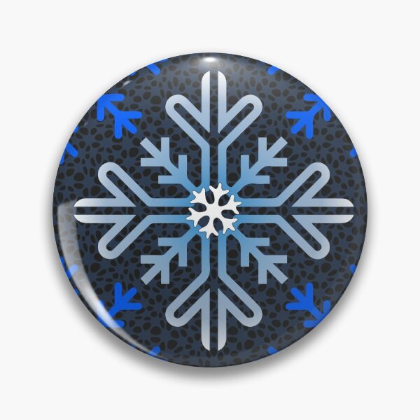 Item preview, seamless repeat pattern of glowing blue ice crystals  designed and sold by colorofmagic.