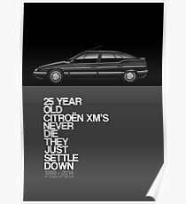 Citroen XM 25th Anniversary Poster Poster