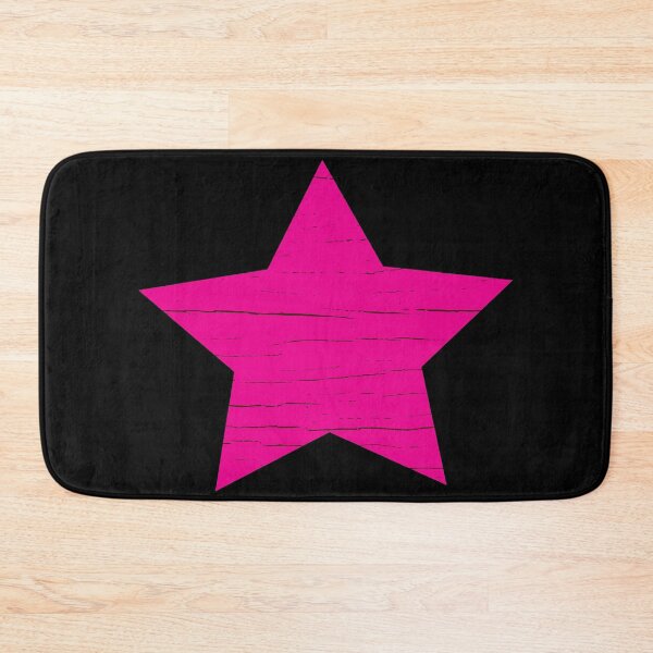 Item preview, In October we wear Pink Star breast cancer awareness - Hot Pink Retro Star Print  designed and sold by HStudioPrints.