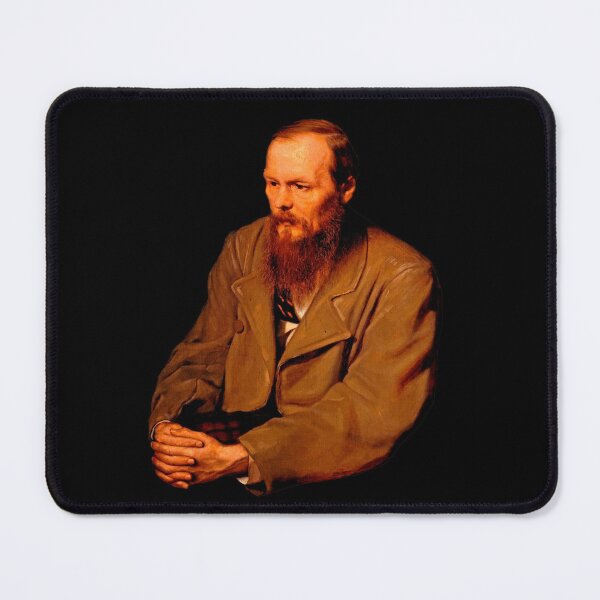 Item preview, Fyodor Dostoevsky Russian Writer Portrait designed and sold by quackynaut.