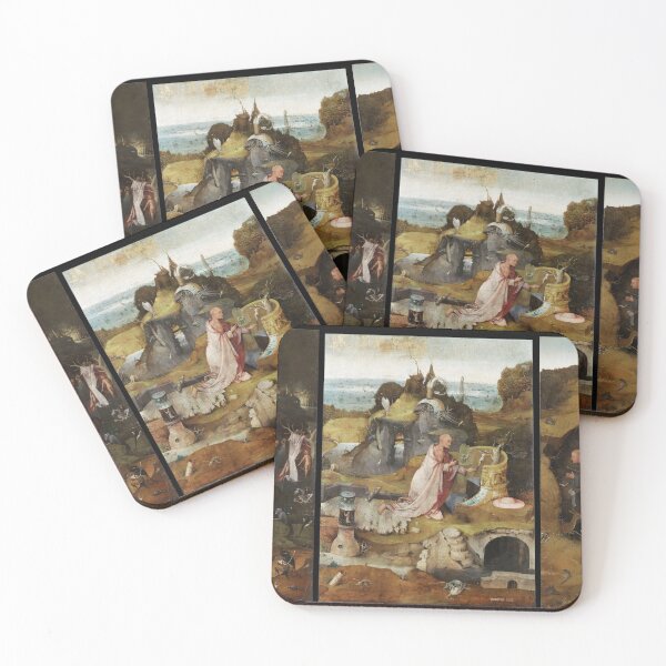 Item preview, Hermit Saints Triptych - Hieronymus Bosch designed and sold by Vintage Designs +.