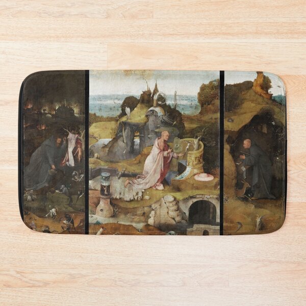 Artikelvorschau, Hermit Saints Triptych - Hieronymus Bosch entworfen und verkauft von Vintage Designs +.