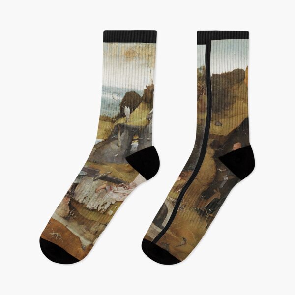 Artikelvorschau, Hermit Saints Triptych - Hieronymus Bosch entworfen und verkauft von Vintage Designs +.