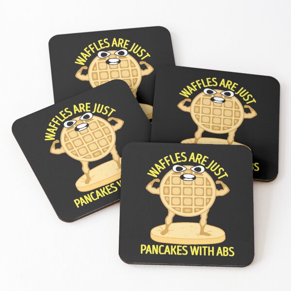 Item preview, Waffles Are Just Pancakes With Abs Funny Breakfast designed and sold by d247.