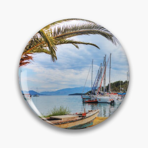 Item preview, Lefkas Boats And Yachts Harbor designed and sold by Paul Thompson Photography.
