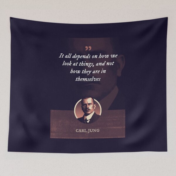 Item preview, Carl Jung - It all depends on how we look at things, and not how they are in themselves designed and sold by Syahrasi.