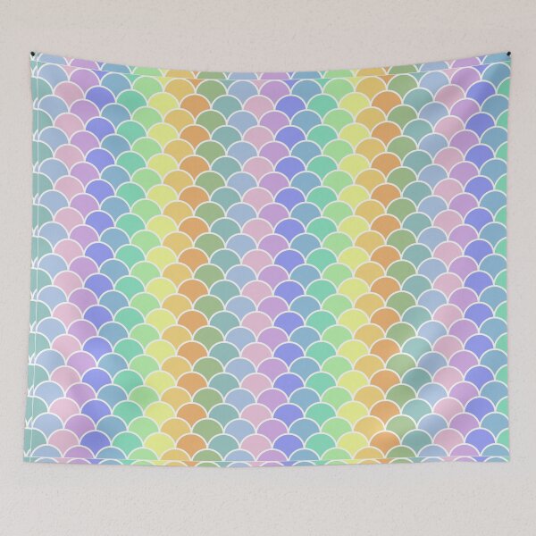 Item preview, Pastel Color Japanese  Seigaiha  designed and sold by artistium.