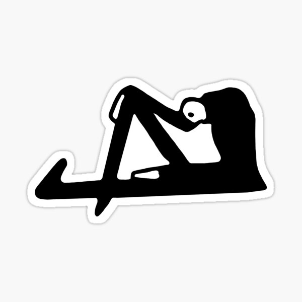 Drawing Franz Kafka 04 Sticker