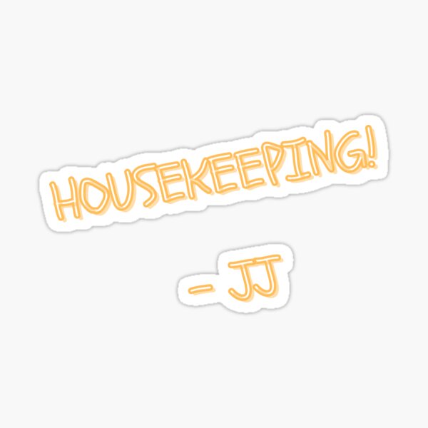 ""Housekeeping" Outer Banks" Sticker for Sale by TinaDesigns2021 Redbubble