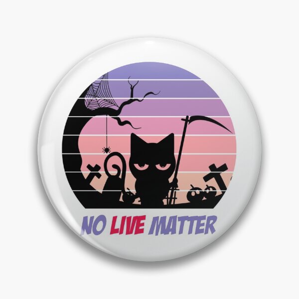 Item preview, Horror Reaper Cat No Lives Matter Creepy Essential T-Shirt designed and sold by JewellKuhn.
