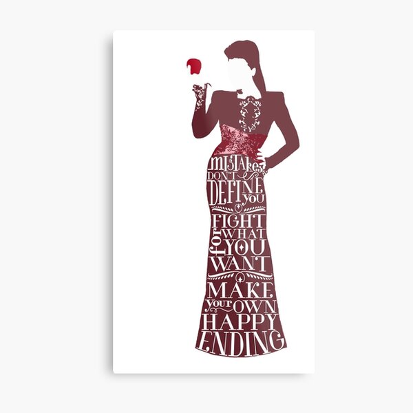 Regina Mills Make Your Own Happy Ending Metal Print