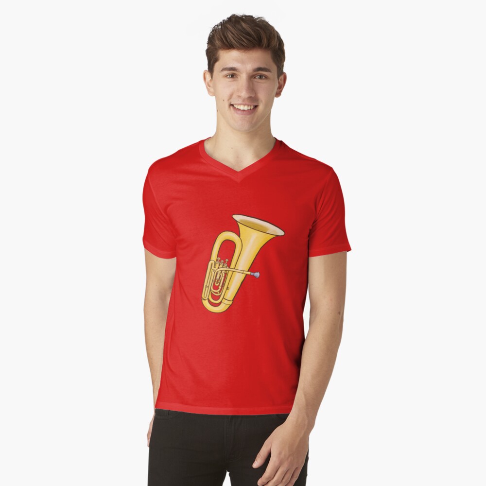 music tuba brass' Camiseta premium hombre