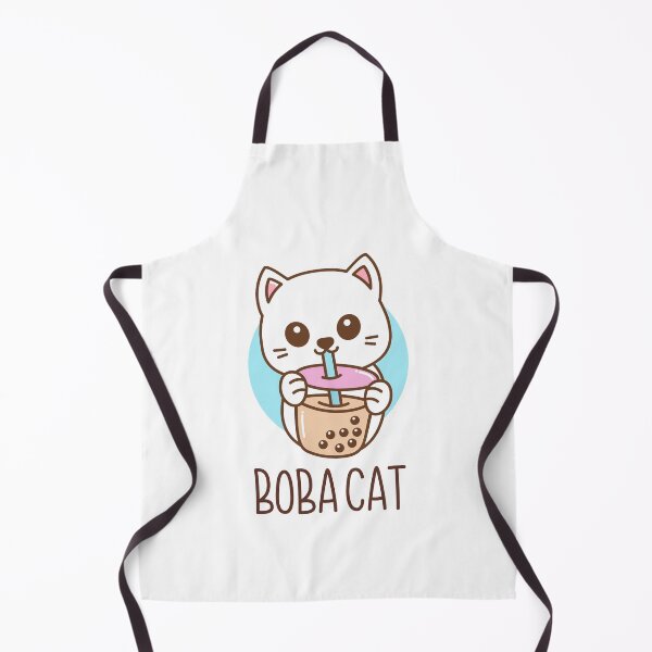 Item preview, Cute Cat Drinking Boba Bubble Tea designed and sold by HROC.