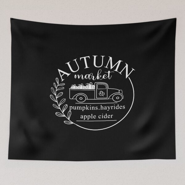 Item preview, Autumn Market Fall Pumpkin Patch at Fall Harvest autumn farm designed and sold by Dream-bubble.