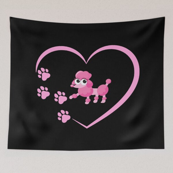 Item preview, Oodles Of Poodles, Cute Pink Poodle designed and sold by MamaSweetea.