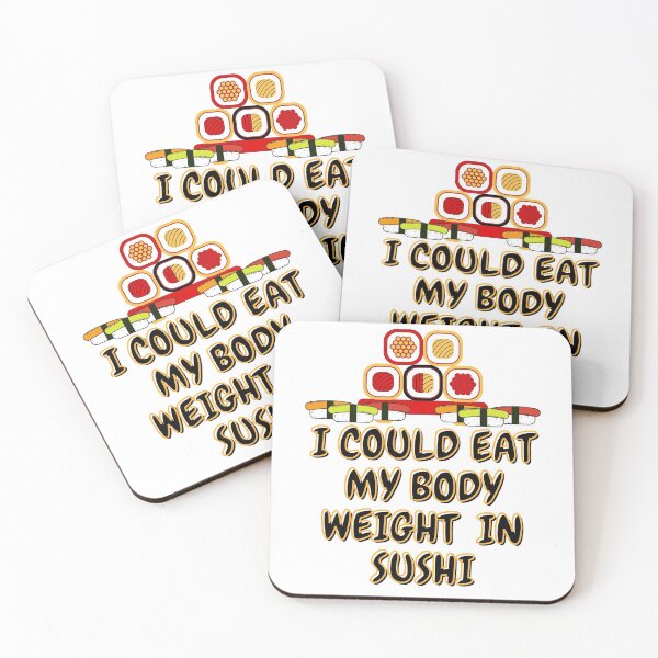 Item preview, Ton Ton Sushi seafood lover delicious sushi rolls designed and sold by Harshler-Art.