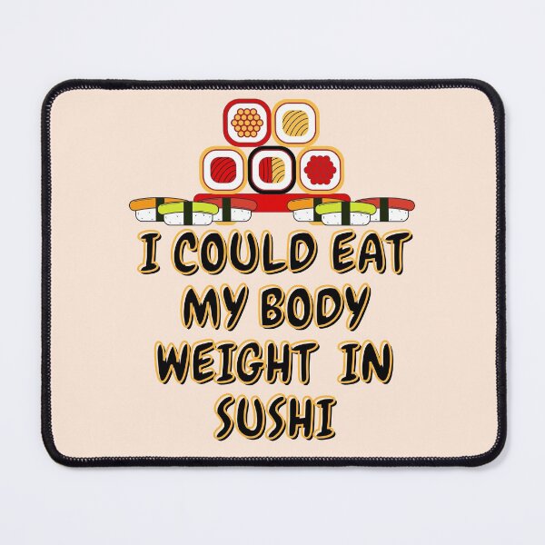 Item preview, Ton Ton Sushi seafood lover delicious sushi rolls designed and sold by Harshler-Art.