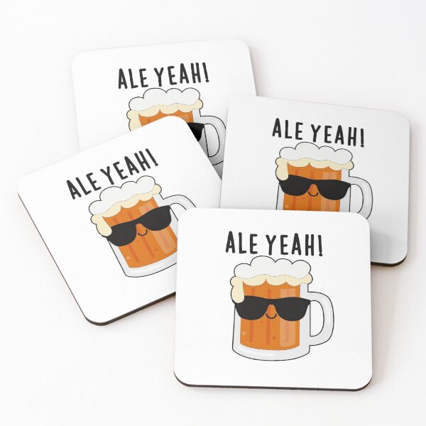 Item preview, Ale Yeah Funny Beer Puns  designed and sold by punnybone.