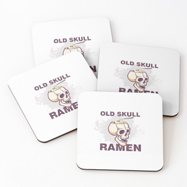 Item preview, OLD "SKULL" RAMEN - kawaii japanese anime skeleton ramen designed and sold by Art-Tease.