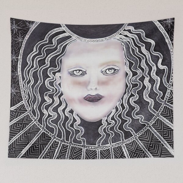 Item preview, Lunar Eclipse (Selene, The Moon Goddess) designed and sold by MagsWilliamson.