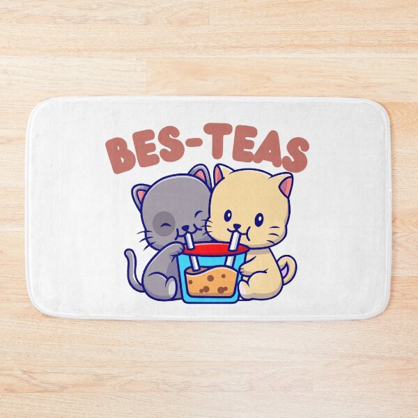 Item preview, Cute Cats Drinking Boba Bubble Tea - Bes-Teas designed and sold by HROC.