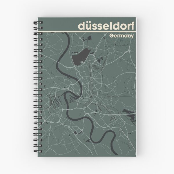 Item preview, Düsseldorf Germany Map designed and sold by mertcanglz.