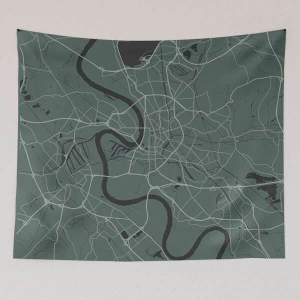 Item preview, Düsseldorf Germany Map designed and sold by mertcanglz.