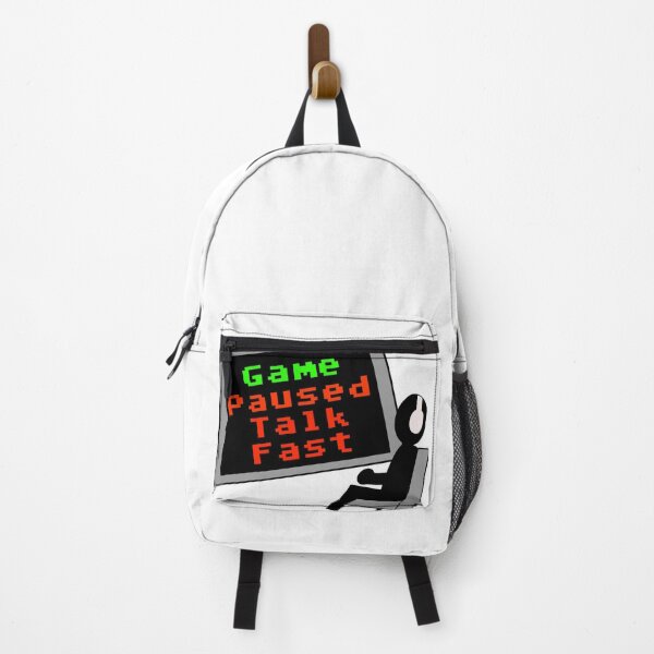 Item preview, Game paused talk fast designed and sold by Stickered Identity.