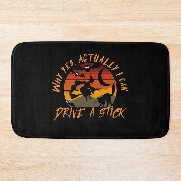 Item preview, Why yes actually I can drive a stick witch and cat designed and sold by DiensDesign.