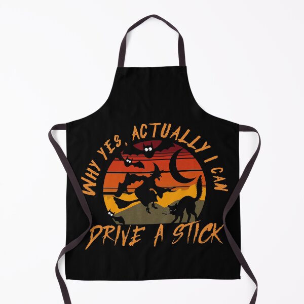 Item preview, Why yes actually I can drive a stick witch and cat designed and sold by DiensDesign.