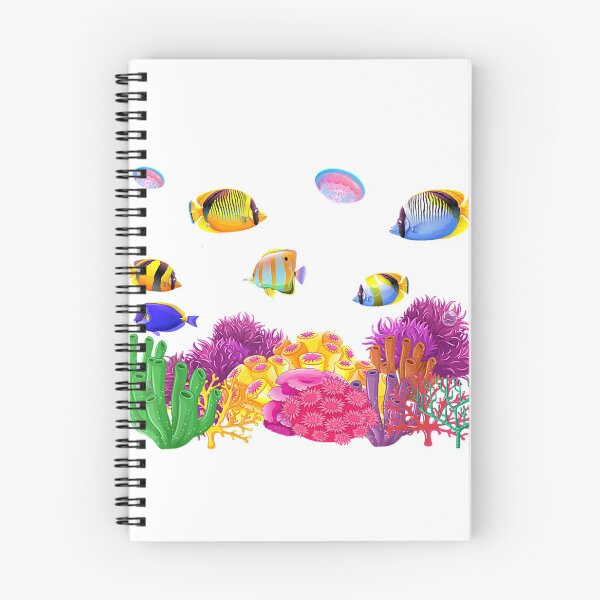 Item preview, colorful tropical Fish on a coral reef T-shirt Marine Life T-Shirt designed and sold by MilaBuchko.