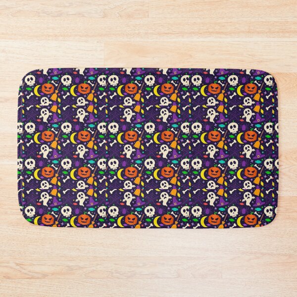 Item preview, Flat Halloween Pattern designed and sold by SamirElh77.