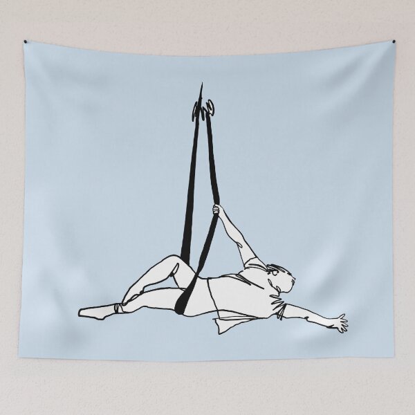 Item preview, Aerial Yoga - Light Blue designed and sold by Arkneer.